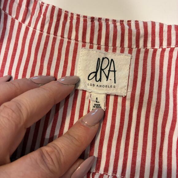 dRA Los Angeles Cassie Midi Dress in Sedona Stripe Large - Picture 9 of 14